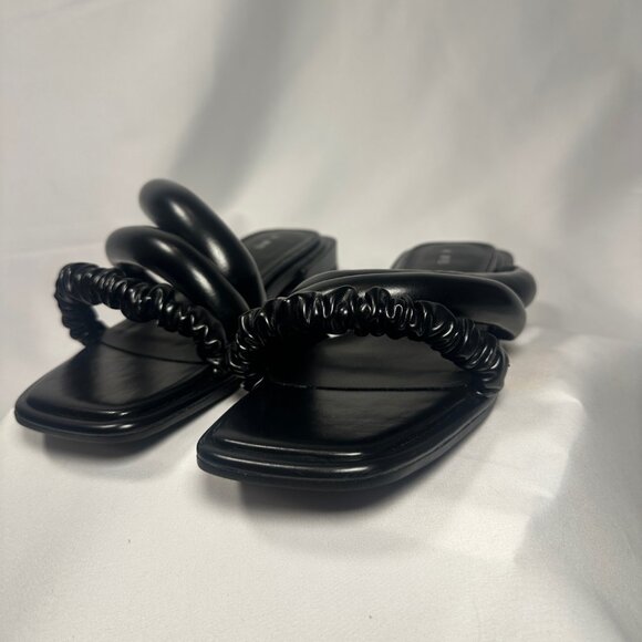 NWOB | JW PEI | Jada Flat Mule | Black | Sz 39 - Picture 5 of 10